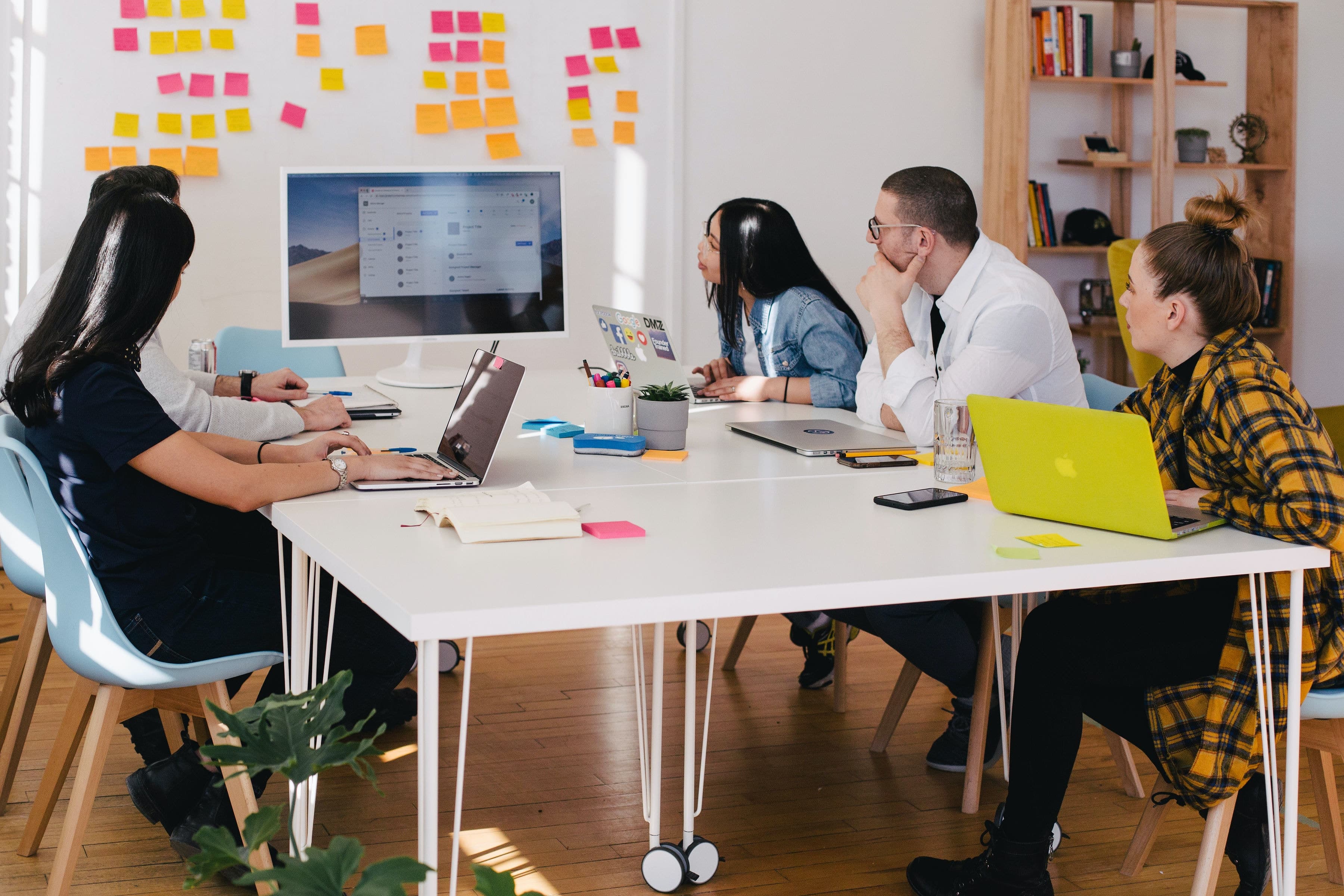 marketers in a meeting